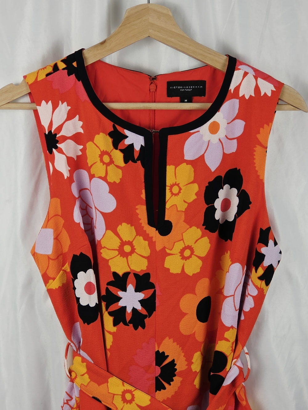 Victoria Beckham for Target Floral Sleeveless Romper Size Medium - Picture 14 of 16